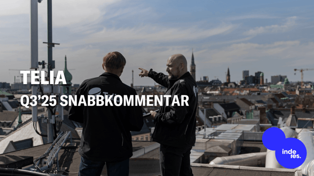 Telia Q3’25 snabbkommentar: Siffrorna i linje med förväntningarna och positiv guidningsjustering