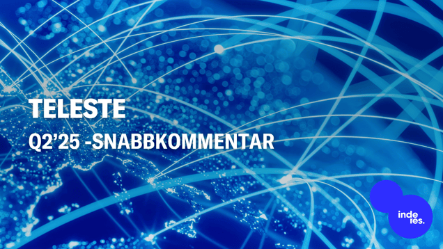 Teleste Q2’25 - snabbkommentar: Resultatet klart över förväntningarna, och expansionen i Nordamerika fortskrider som planerat