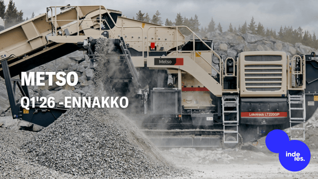 Metso Q1'26 -ennakko: Odotamme tilaus- ja tuloskasvua