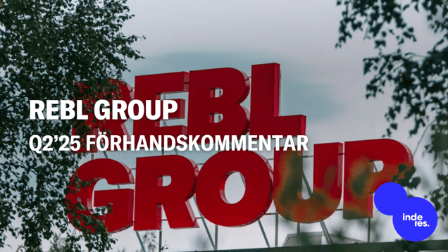Rebl Group Q2’25 -förhandskommentar: Organisk utveckling har varit svag