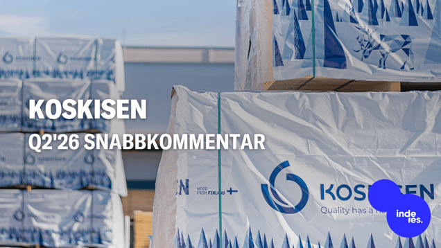 Koskisen Q2'26 snabbkommentar: Verksamhetsmiljön är mycket svår