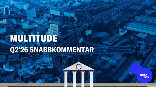 Multitude Q2'26 snabbkommentar: Mycket starkt resultat stöttat av både engångsintäkter och solid operativ utveckling