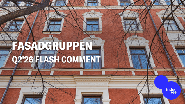 Fasadgruppen Q2'26 flash comment: Nordic recovery and solid margins drive beat