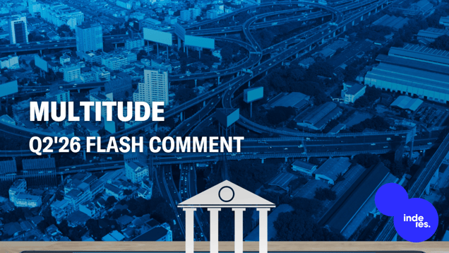 Multitude Q2'26 flash comment: Very strong earnings supported by both one-off earn outs and solid operative development