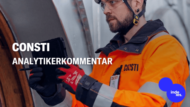 Consti har valts ut för utvecklingsfasen av ett projekt på 44 MEUR 