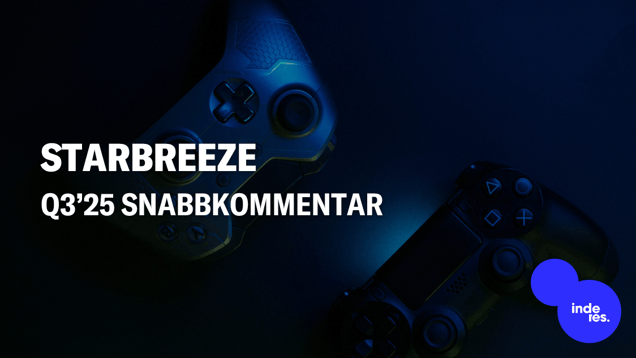 Starbreeze Q3’25 snabbkommentar: Omsättning i linje, men lönsamheten svagare än väntat