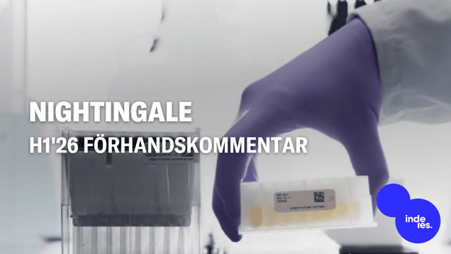 Nightingale H1'26 förhandskommentar: Omsättningen är fortfarande beroende av forskningsprojekt