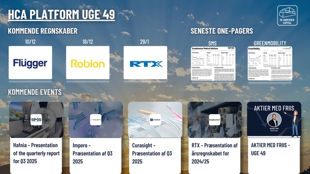 Mød ledelsen i Impero og Curasight og stil spørgsmål i dagens investorpræsentationer