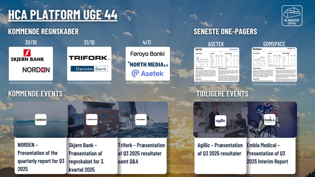 Dagens aktienyheder 28/10-2025: GreenMobility A/S, Agillic og Impero - Compliance. Simplified.