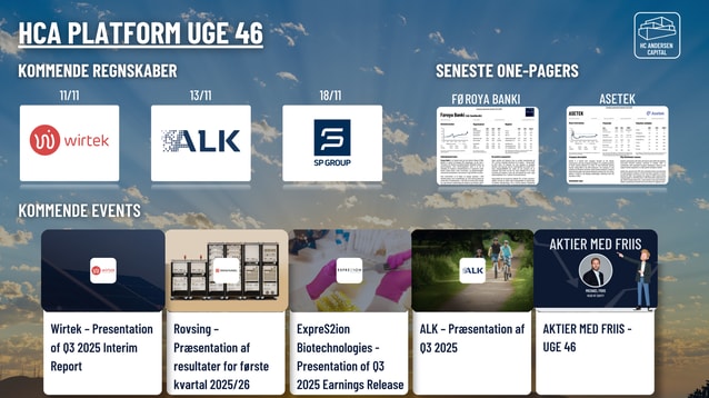 Dagens aktienyheder 10/11-2025: MPC Energy Solutions og GomSpace