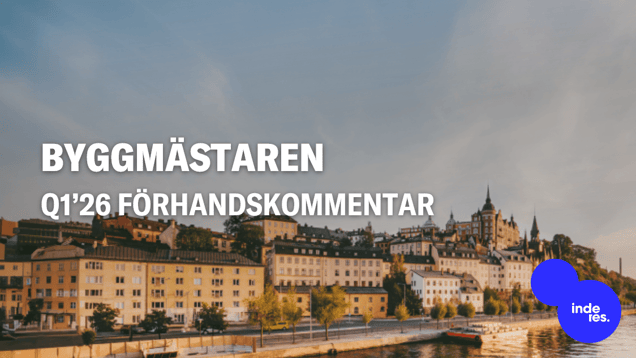 Byggmästaren Q1’26 förhandskommentar: Volatilt kvartal tynger NAV, rabatten förblir förhöjd