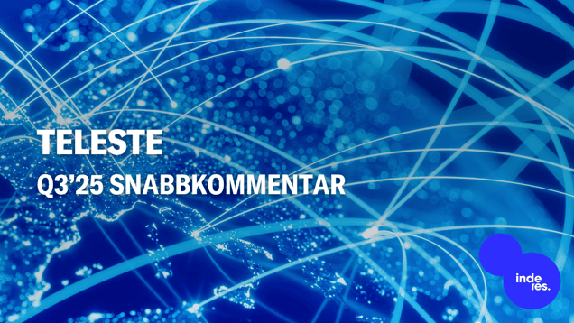 Teleste Q3’25 snabbkommentar: Fortsatt resultatförbättring, något lugnare orderingång