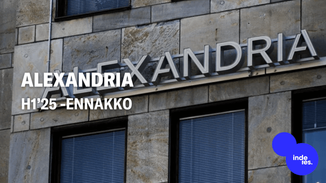 Alexandria H1’25 -ennakko: Myynnillisesti vuosi lähtenyt hyvin liikkeelle