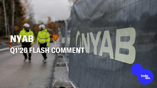 NYAB Q1’26 flash comment: Record orders outshone soft quarterly results