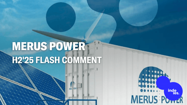 Merus Power H2'25 flash comment: High revenue, earnings in line with expectations