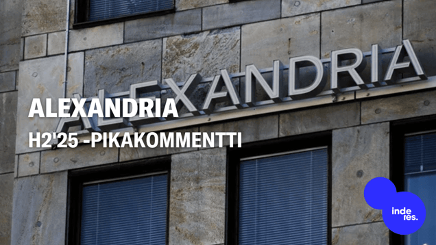 Alexandria H2'25 -pikakommentti: strukturoidut tuotteet siivittivät tulosylitykseen