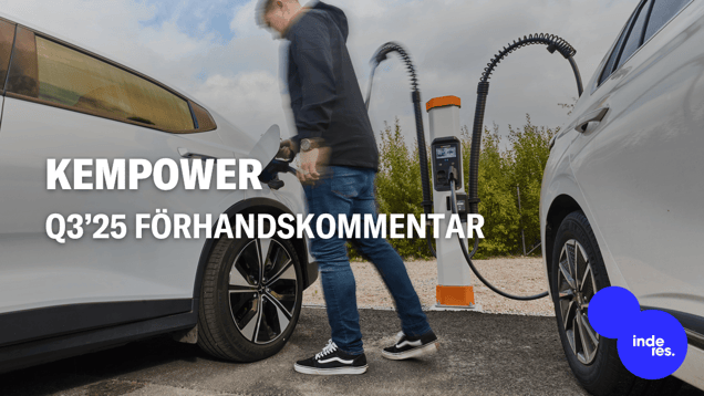 Kempower Q3’25 förhandskommentar: Uppåtgående trend fortsätter
