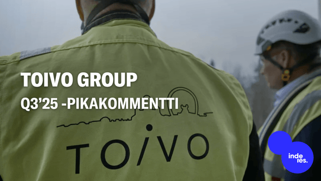 Toivo Group Q3’25 -pikakommentti: Tuloskasvua tuli, mutta tuloskertymä painottuu vahvemmin loppuvuoteen