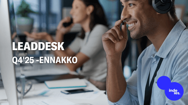 LeadDesk Q4'25 -ennakko: Kannattavan kasvun jatkumisen edellytykset puntarissa tekoälymurroksen keskellä