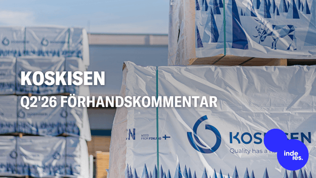 Koskisen Q2'26 förhandskommentar: Kostnadstrycket har dämpat tillväxten