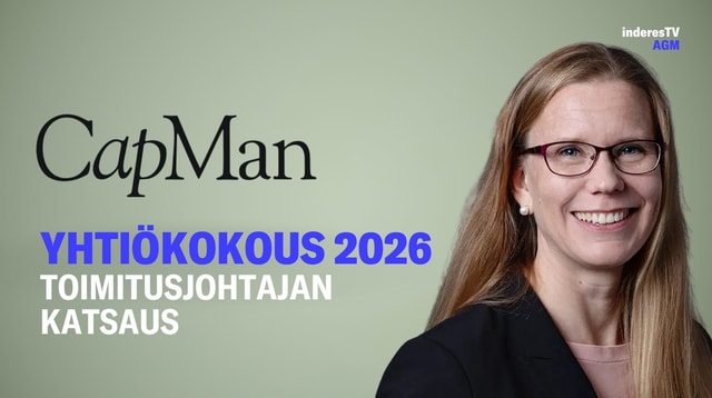 CapManin yhtiökokous | Toimitusjohtajan katsaus 25.3.2026