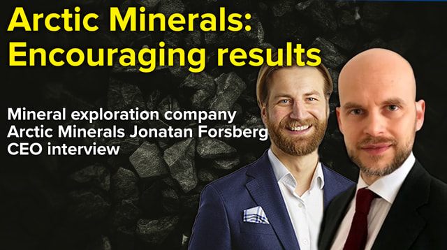 Arctic Minerals: Encouraging results