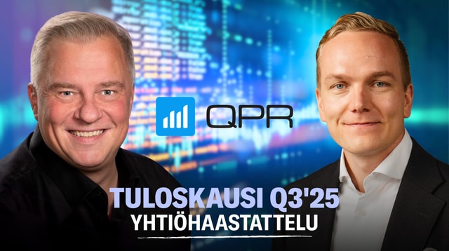 QPR Q3'25: Liikevaihto kääntyi kasvuun