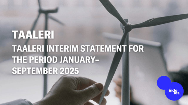 Taaleri Interim Statement for the period January–September 2025