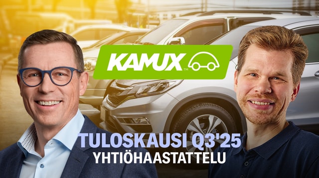 Kamux Q3'25: Muutoksia takanapäin