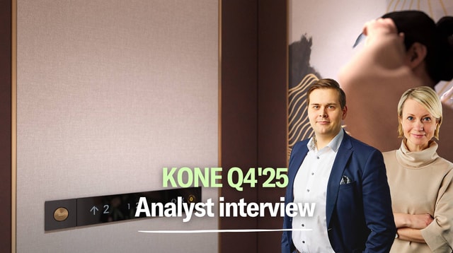 KONE Q4’25: In line with expectations
