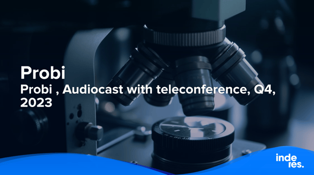 Probi , Audiocast with teleconference, Q4, 2023