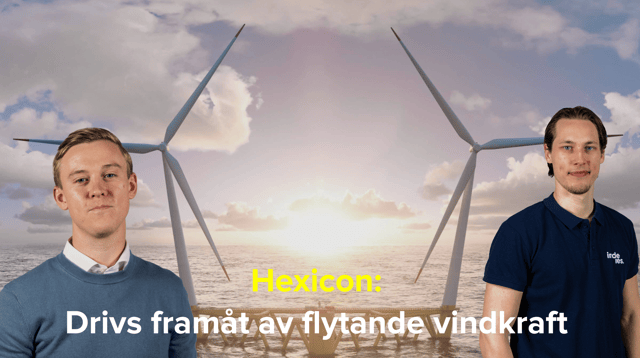 Hexicon: Drivs framåt av flytande vindkraft