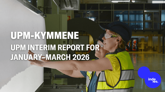 UPM Interim Report for January–March 2026