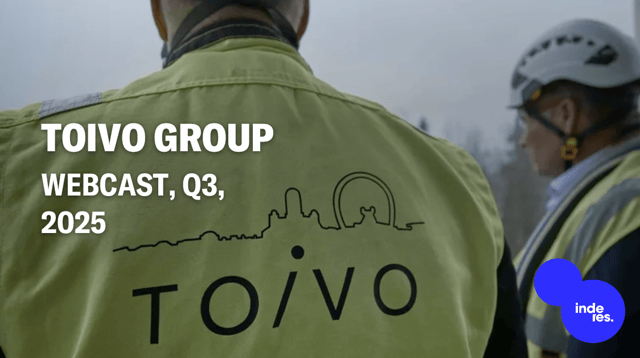 Toivo Group, Webcast, Q3'25