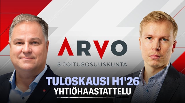 Arvo Sijoitusosuuskunta H1'26: Väkevät luvut pöytään