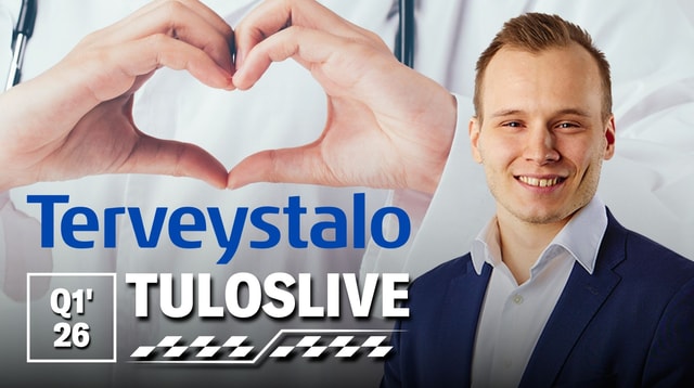 Terveystalo Q1'26 -tuloslive pe 24.4. klo 8:55