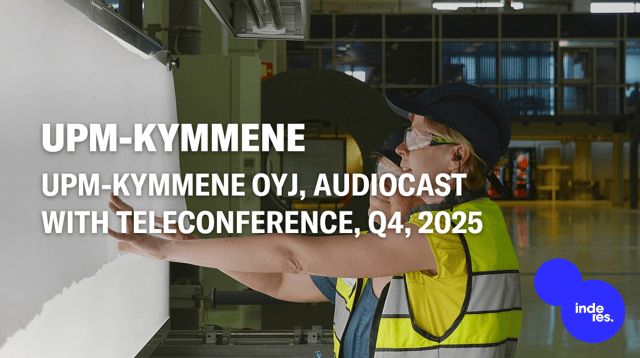 UPM-Kymmene Oyj, Audiocast, Q4'25