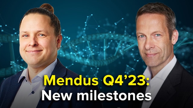 Mendus Q4'23: New milestones
