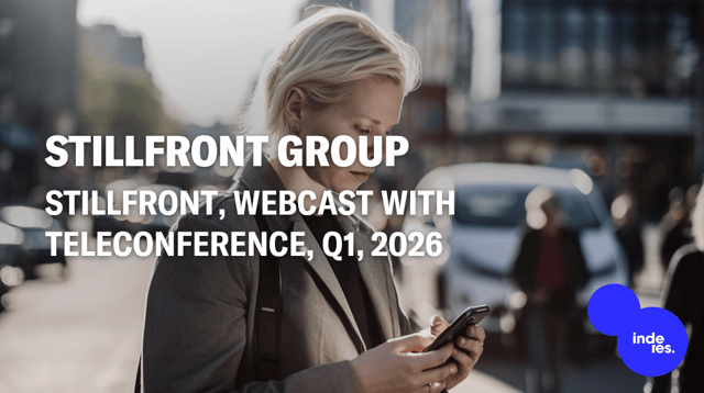 Stillfront, Webcast, Q1'26