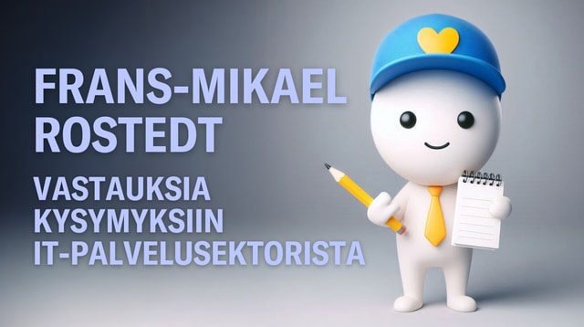 Frans-Mikael Rostedt vastaa Alokkaan kysymyksiin IT-palvelusektorista