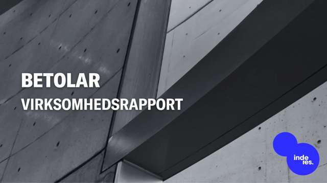 Betolar H2'25: Betydelig vækst forventes i det indeværende år