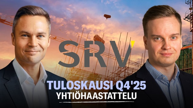 SRV Q4'25: Hyvistä lähtökohdista vuoteen 2026