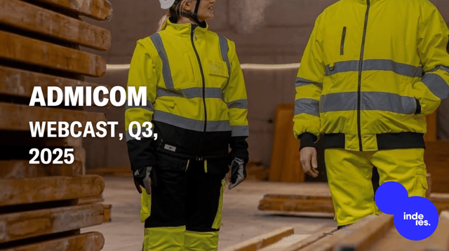 Admicom, Webcast, Q3'25