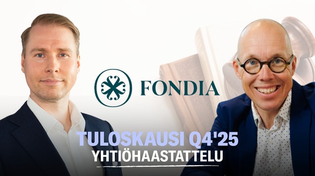 Fondia Q4'25: Kannattavuus kääntyi nousuun