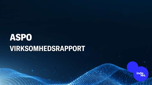 Aspo Q2'26: Mod separate selskaber