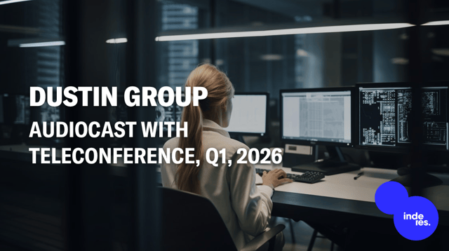 Dustin Group, Audiocast, Q1'26