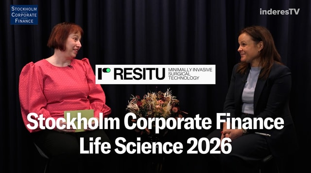 Intervju med Resitu Medicals VD under SCF:s 17:e Kapitalmarknadsdag Life Science