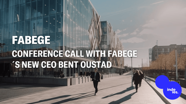 Conference call with Fabege´s new CEO Bent Oustad