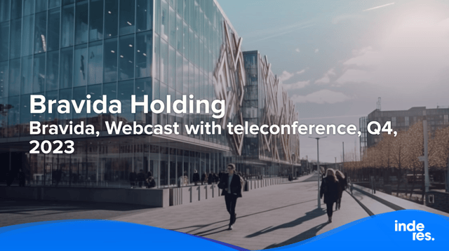 Bravida, Webcast with teleconference, Q4, 2023
