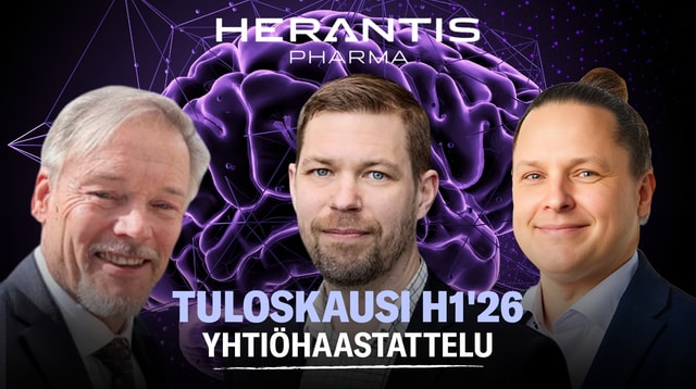 Herantis Pharma H1'26: Kohti vaiheen II tutkimusta